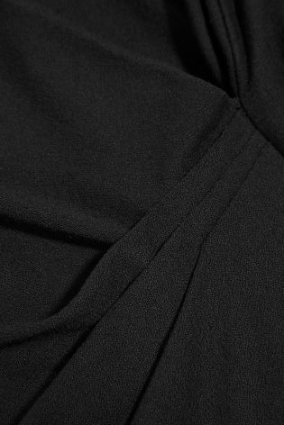 Black Drape Dress (Maternity)